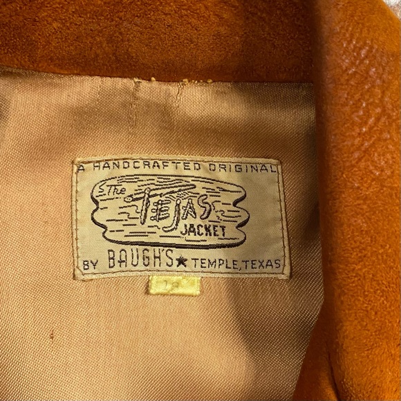 Vintage 70s suede leather fringed jacket - Picture 12 of 12